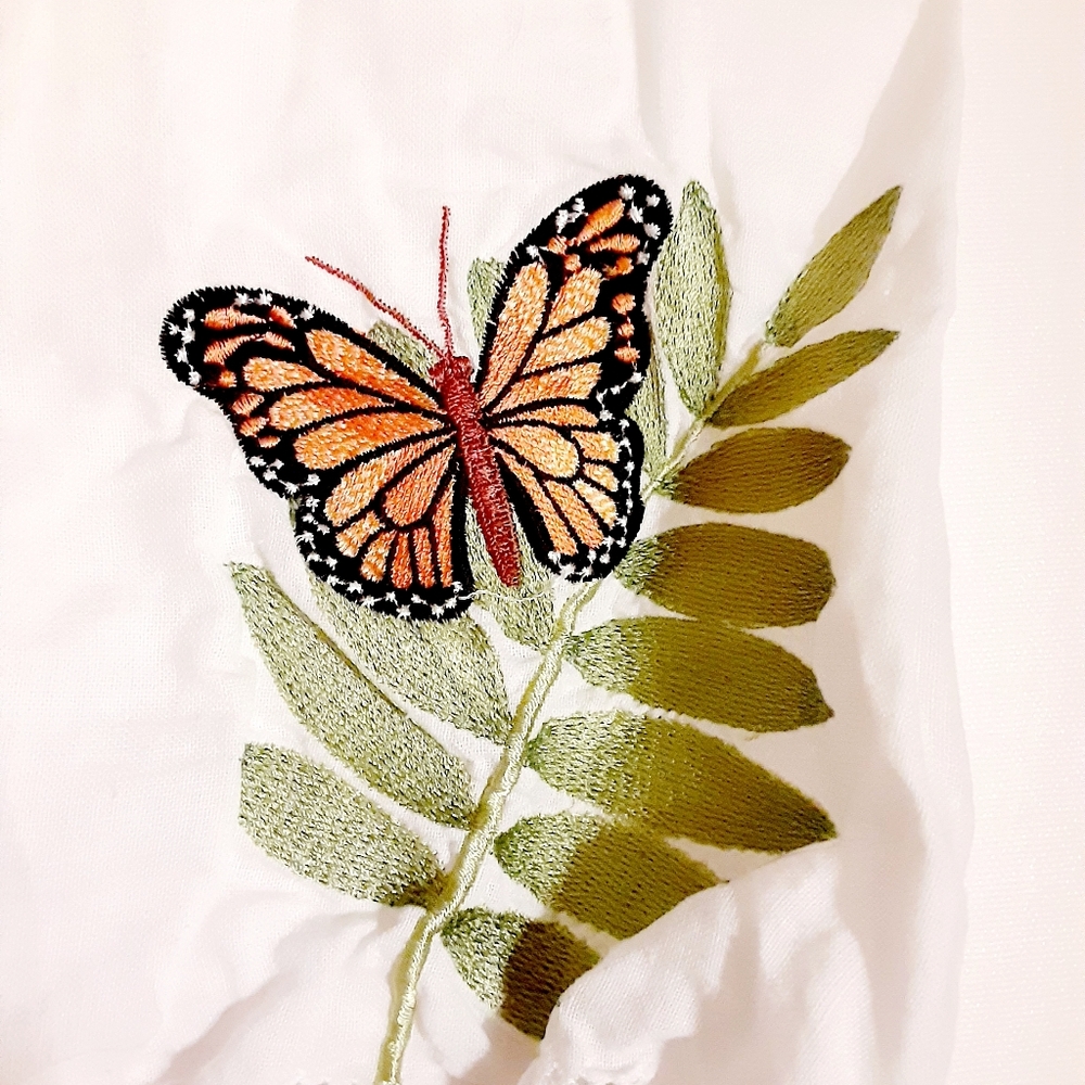 Embroidered Vintage Linen Napkins Towels